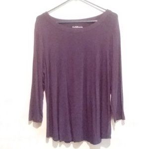 CROFT & BARROW LONG SLEEVE WOMEN'S TEE